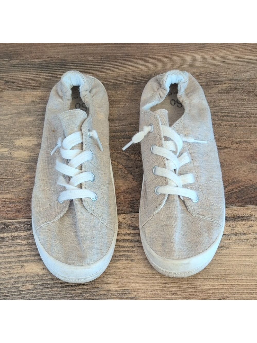 SO Women's Memory Foam Tan Sneakers 10                                     V155